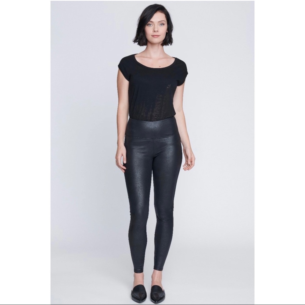 NWOT Faux Leather Leggings - Picture 2 of 3